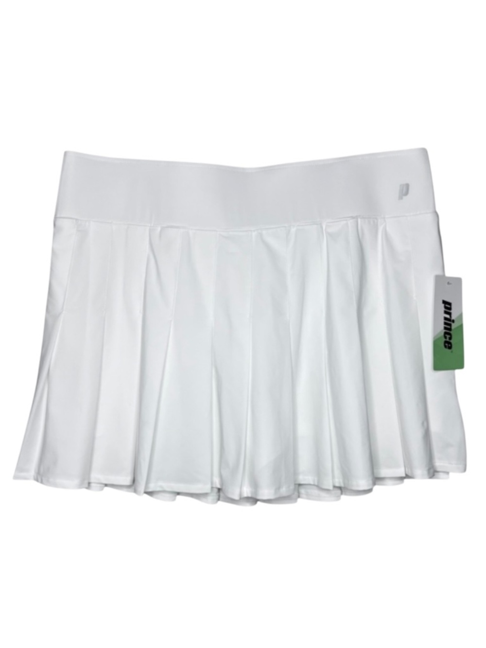 Prince Women's Match Pleated Tennis Skort Skirt Size XL White